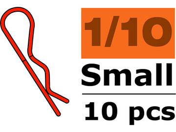 Spinka karoserii mała 45° czerwona (10) / GF-0410-004