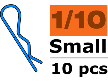 Spinka karoserii mała 45° niebieska (10) / GF-0410-006