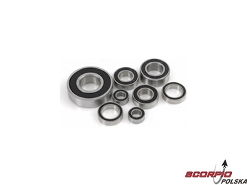 Łożysko 12x28x8 chrom kryte 6001-2RS (4) / GF-0500-024