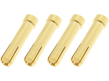 Konektor złocony - redukcja 4 żeński/5mm męski (4) / GF-1000-016