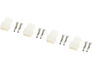Konektor złocony AMP żeński (4) / GF-1011-003