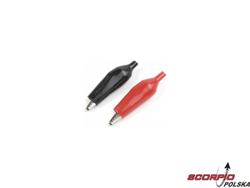 Krokodylki małe czerwony + czarny (1 kpl) / GF-1012-001