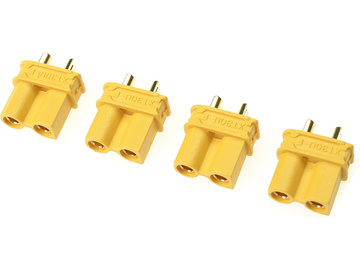 Konektor złocony XT-30U męski (4) / GF-1033-002