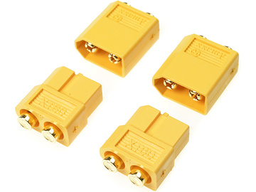 Konektor złocony XT-60PB (2 pary) / GF-1042-001