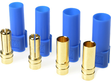 Konektor złocony XT-150 niebieski (2 pary) / GF-1055-004