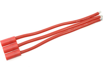 Konektor złocony 3.5mm 3-pin żeński kab 14AWG 10cm / GF-1065-003