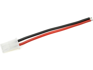 Konektor złocony AMP męski kabel 16AWG 10cm (1) / GF-1074-002