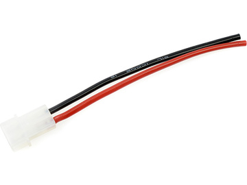 Konektor złocony AMP żeński kabel 16AWG 10cm (1) / GF-1074-003