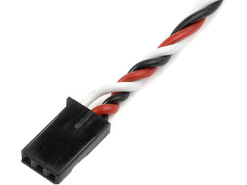 Przewód serwa Futaba skrętka męski 22AWG 30cm / GF-1110-001