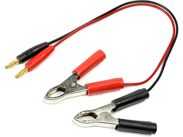 Przewód ładowarki z banankami - krokodylki (18AWG) / GF-1200-135