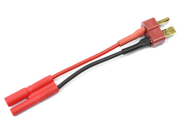 Przewód konwersji Deans M -> 2.0mm złocony (20AWG) / GF-1300-071