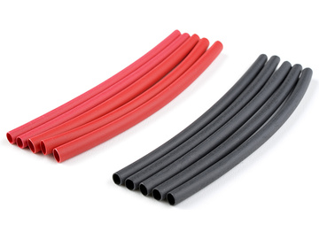 Folia termokurczliwa 2.4mm czerwona + czarna (10) / GF-1460-001