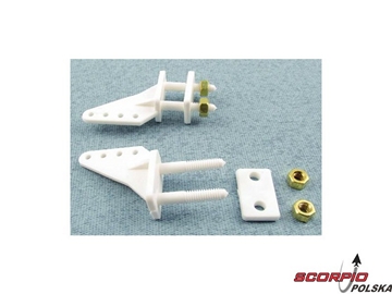 Dźwignia sterów 30mm z nakrętkami M3 (2) / GF-2122-001