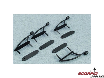 Dźwignia sterów indoor na pręt węglowy 2.0mm (2) / GF-2125-002