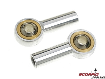 Snap kulowy aluminiowy M4/M4 (2) / GF-2146-006