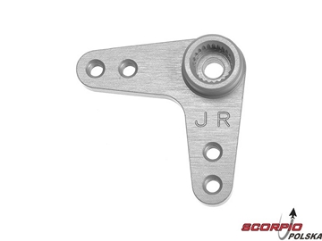 Dźwignia serwa aluminiowa podwójna 26mm 23T/JR / GF-3154-001