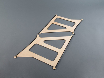 Fokker D7: Rozpórki do transportu skrzydeł Fokker D7: Rozpórki do transportu skrzydeł / HAN289024