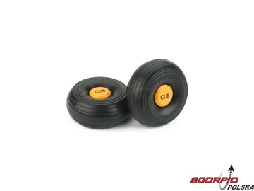 Koło J-3 Cub 1:4 108mm (2) / HAN311