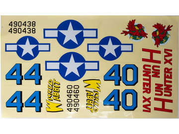 Hangar 9 naklejki: P-47 Thunderbolt Hangar 9 naklejki: P-47 Thunderbolt / HAN338022