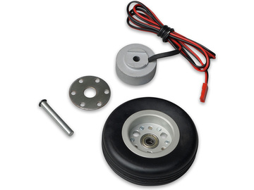 Hangar 9 koło podwozia głównego z hamulcem 65mm (1): MB-339 Hangar 9 koło podwozia głównego z hamulcem 65mm (1): MB-339 / HAN339017