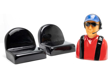 Hangar 9 wyposażenie kokpitu: J-3 Cub 10cc Hangar 9 wyposażenie kokpitu: J-3 Cub 10cc / HAN500528