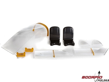 Carbon Cub 15cc - przeszklenie kabiny, fotele Carbon Cub 15cc - przeszklenie kabiny, fotele / HAN506511