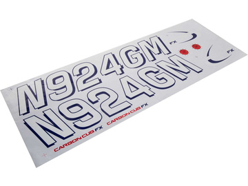 Hangar 9 naklejki: Carbon Cub FX-3 100-200cc Hangar 9 naklejki: Carbon Cub FX-3 100-200cc / HAN528021