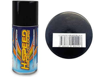 H-SPEED Spray na lexan 150ml czarny / HSPS002