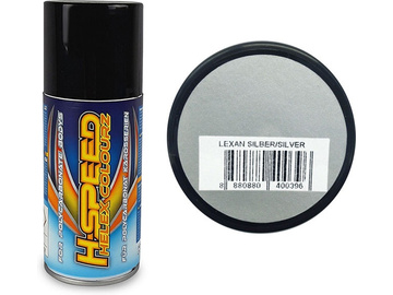 H-SPEED Spray na lexan 150ml srebrny / HSPS003