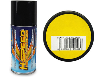 H-SPEED Spray na lexan 150ml żółty / HSPS004