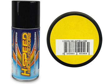 H-SPEED Spray na lexan 150ml żółty / HSPS004