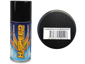 H-Speed farba w sprayu metaliczna czarna 150ml / HSPS027