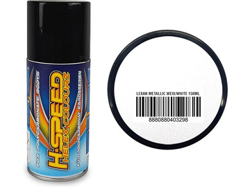 H-Speed farba w sprayu metaliczna biała 150ml / HSPS032