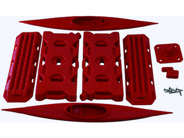 H-Speed dekoracje czerwone 1:8 - 1:10 (zestaw 6szt) / HSPY022