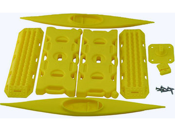 H-Speed dekoracje żółte 1:8 - 1:10 (zestaw 6szt) / HSPY023