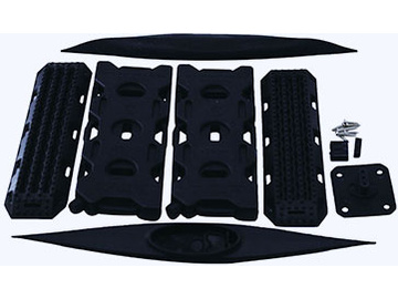 H-Speed dekoracje czarne 1:8 - 1:10 (zestaw 6szt) / HSPY024