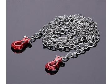 H-Speed oko metalowe z łańcuchem 1:10 czerwone / HSPY037