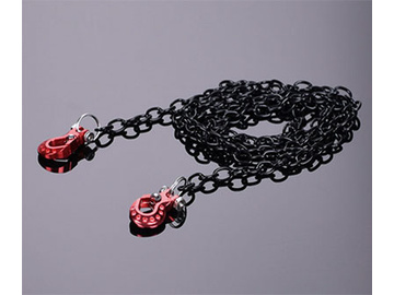 H-Speed oko metalowe z łańcuchem 1:10 czerwono-czarne / HSPY038