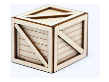 H-Speed skrzynia drewniana 32x38x29mm 1:18 / HSPY044