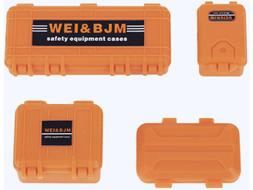 H-Speed zestaw walizek na narzędzia (4szt) 1:24 pomarańczowe / HSPY054
