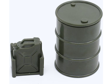 H-Speed beczka na olej 42mm, kanister 24mm 1:24 ciemno zielone / HSPY060