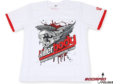 Killerbody koszulka XL biała (100 bawełna) / KB20001XL