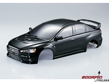 Killerbody karoseria 1:10 Lancer EVO X czarna Killerbody karoseria 1:10 Lancer EVO X czarna / KB48005