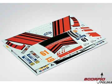 Killerbody Lancer EVO X 1:10 - naklejki / KB48007