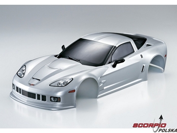 Killerbody karoseria 1:10 Corvette GT2 srebrna Killerbody karoseria 1:10 Corvette GT2 srebrna / KB48014