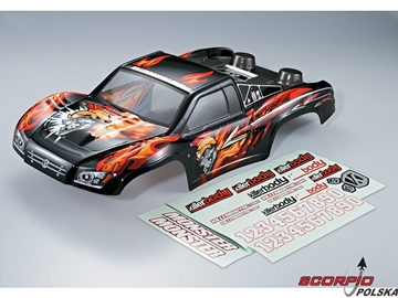 SCT Monster 1/10 - karoseria pomalow. oklejona Ma SCT Monster 1/10 - karoseria pomalow. oklejona Ma / KB48035