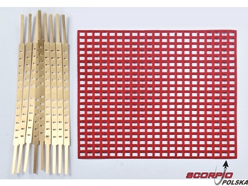 Killerbody SCT 1:10 - siatka do okna / KB48047