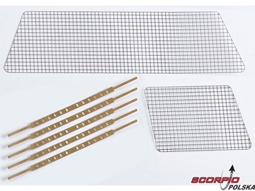 Killerbody SCT 1:10 - metalowa siatka do okna / KB48048