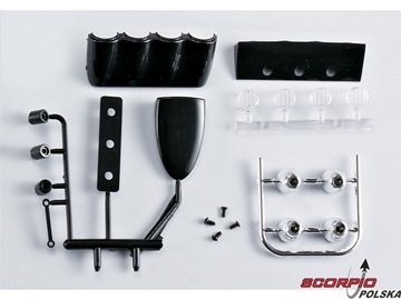 Killerbody Lancer EVO X 1:10 - elementy plastikowe V2 / KB48058