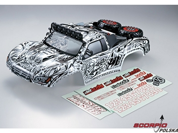Killerbody karoseria 1:10 SCT Monster Tattoo z akc / KB48062